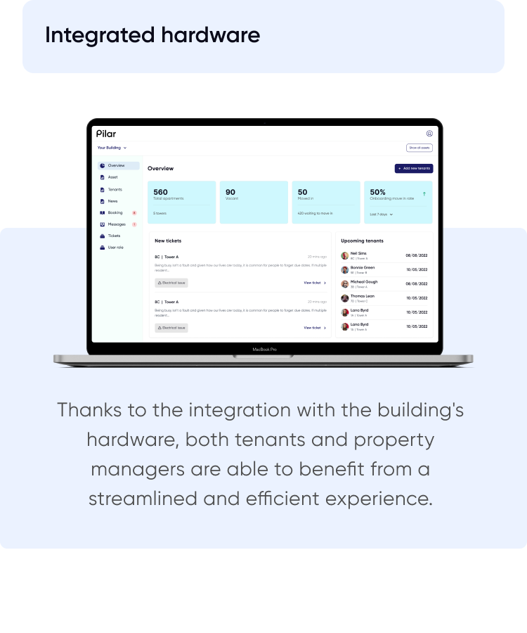 AIRE PMS Integrated hardware feature on mobile device